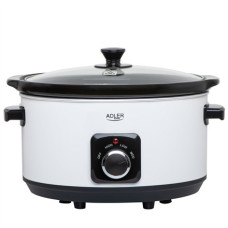 Adler , Slow Cooker , AD 6413w , 290 W , 5.8 L , Number of programs 3 , White