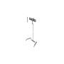 SALE OUT. , EDBAK , Floor stand , TR5E , Trolleys & Stands , 42-65 , Maximum weight (capacity) 50 kg , USED AS DEMO, SCRATCHED, MISSING HEXAGON WRENCHES , Black