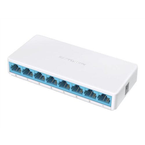 Mercusys , Switch , MS108 , Unmanaged , Desktop , 10/100 Mbps (RJ-45) ports quantity 8 , Power supply type External