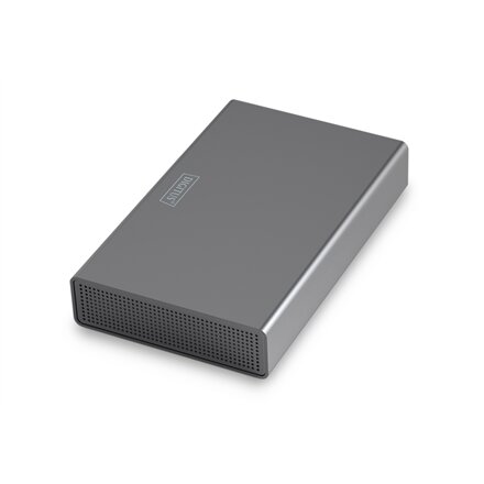 Digitus USB 3.0 hard disk enclosure, 3.5, SATA, 16TB, aluminum , DA-71106-1
