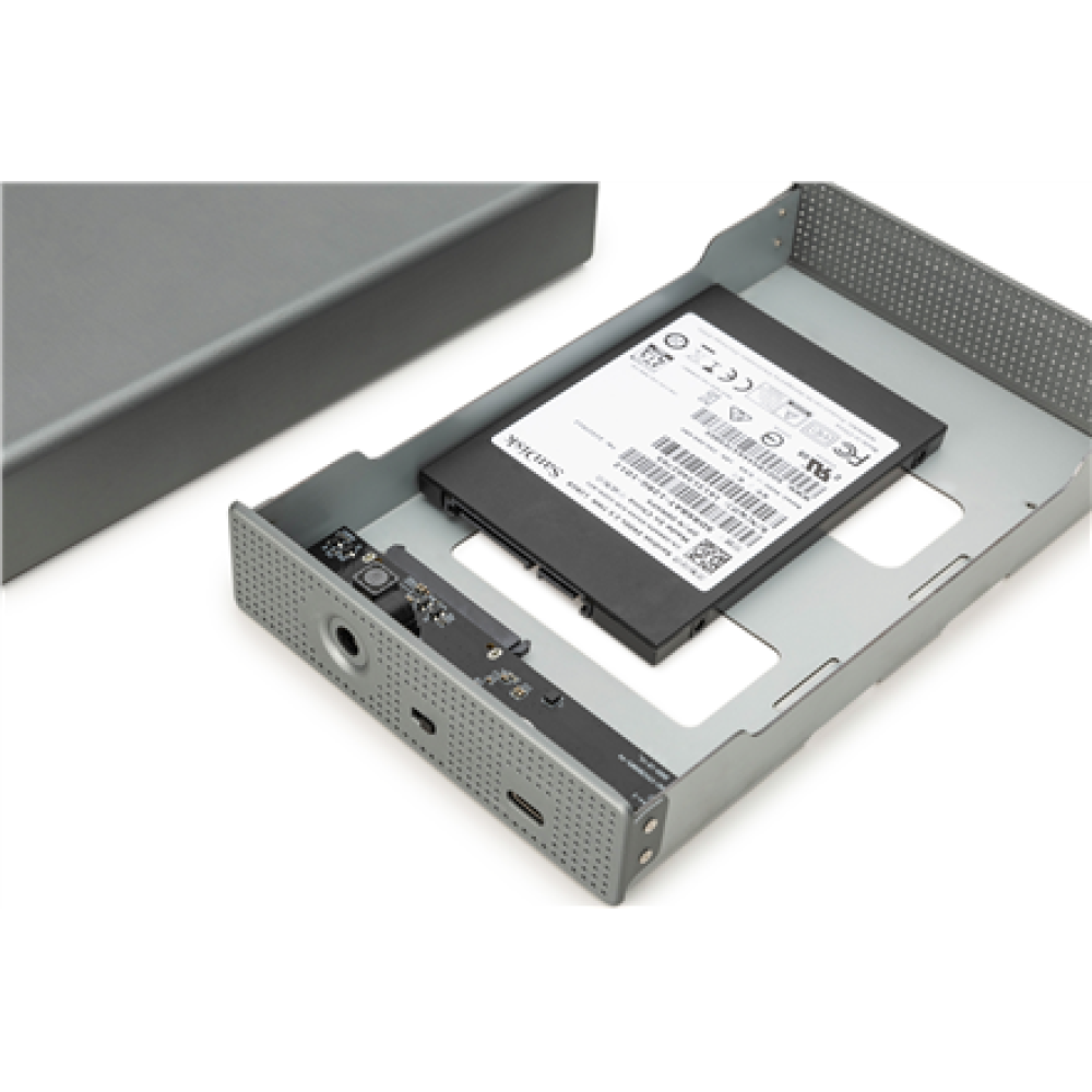Digitus USB 3.0 hard disk enclosure, 3.5, SATA, 16TB, aluminum , DA-71106-1