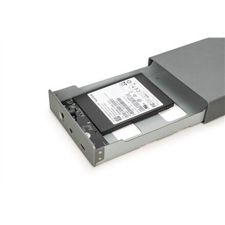 Digitus USB 3.0 hard disk enclosure, 3.5, SATA, 16TB, aluminum , DA-71106-1