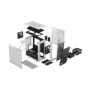 Fractal Design , Meshify 2 Mini , Side window , White TG clear tint , mATX , Power supply included No , ATX
