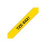 Brother , TZe-S621 Strong Adhesive Laminated Tape , Black on Yellow , TZe , 8 m , 9 cm