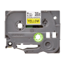 Brother , TZe-S621 Strong Adhesive Laminated Tape , Black on Yellow , TZe , 8 m , 9 cm