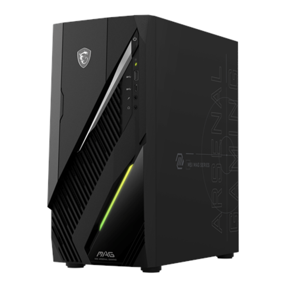 MSI MAG Infinite E1 , 14NVL5-104EU , Desktop , Tower , Intel Core i5 , i5-14400F , Internal memory 16 GB , UDIMM DDR5 , 1000 GB , NVIDIA GeForce RTX 5060 , No Optical drive , Keyboard language No keyboard , Windows 11 Home , Warranty 24 month(s)