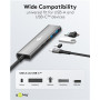Goobay Slim 4-Port USB Hub, USB-C to USB-C/USB-A, 5 Gbit/s , 76563
