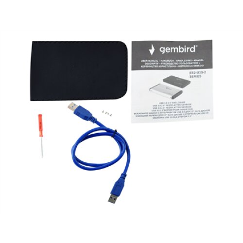 Gembird , EE2-U3S-2 , SATA 3Gb/s , USB 3.0 , 2.5