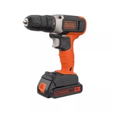 BLACK & DECKER , Cordless Drill Driver , BCD001C2-QW , 18 V , 2x1.5 Ah , Lithium