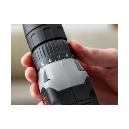 BLACK & DECKER , Cordless Drill Driver , BCD001C2-QW , 18 V , 2x1.5 Ah , Lithium