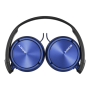Sony , MDR-ZX310 , Foldable Headphones , Headband/On-Ear , Blue