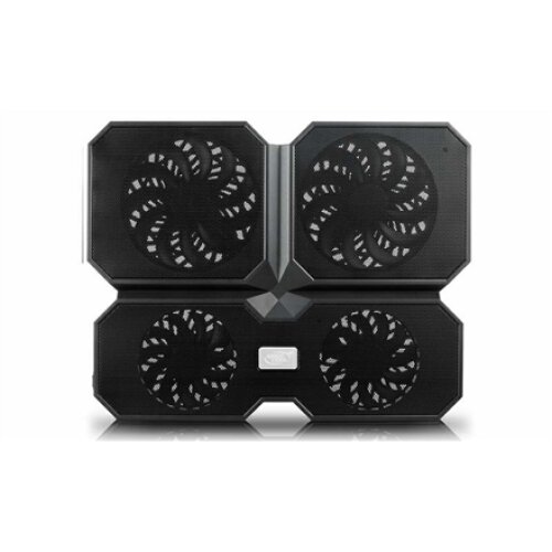 Deepcool , Multicore x6 , Notebook cooler up to 15.6 , 380X295X24mm mm , 900g g , Black