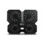 Deepcool , Multicore x6 , Notebook cooler up to 15.6 , 380X295X24mm mm , 900g g , Black