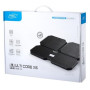 Deepcool , Multicore x6 , Notebook cooler up to 15.6 , 380X295X24mm mm , 900g g , Black