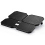 Deepcool , Multicore x6 , Notebook cooler up to 15.6 , 380X295X24mm mm , 900g g , Black
