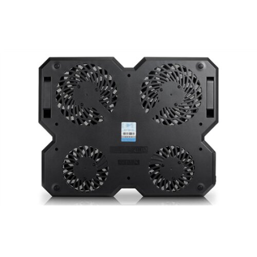 Deepcool , Multicore x6 , Notebook cooler up to 15.6 , 380X295X24mm mm , 900g g , Black