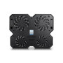 Deepcool , Multicore x6 , Notebook cooler up to 15.6 , 380X295X24mm mm , 900g g , Black
