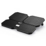 Deepcool , Multicore x6 , Notebook cooler up to 15.6 , 380X295X24mm mm , 900g g , Black