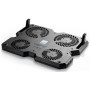 Deepcool , Multicore x6 , Notebook cooler up to 15.6 , 380X295X24mm mm , 900g g , Black