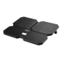 Deepcool , Multicore x6 , Notebook cooler up to 15.6 , Black , 380X295X24mm mm , 900g g
