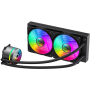 Gamemax CPU Liquid Cooler , ICEBURG 240 INFINITY , Black