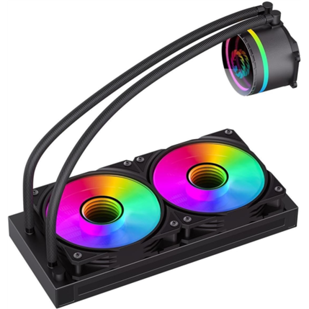 Gamemax CPU Liquid Cooler , ICEBURG 240 INFINITY , Black