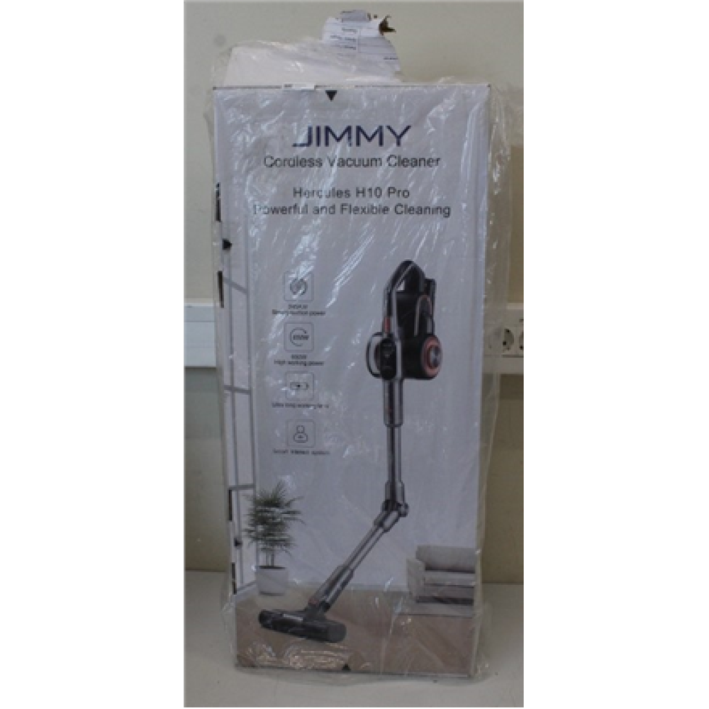SALE OUT. Jimmy Cordless Vacuum cleaner H10 Pro Jimmy Vacuum Cleaner H10 Pro Cordless operating Handstick and Handheld 650 W 28.8 V Operating time (max) 90 min Grey Warranty 24 month(s) DAMAGED PACKAGING , Jimmy , Vacuum Cleaner , H10 Pro , Cordless opera