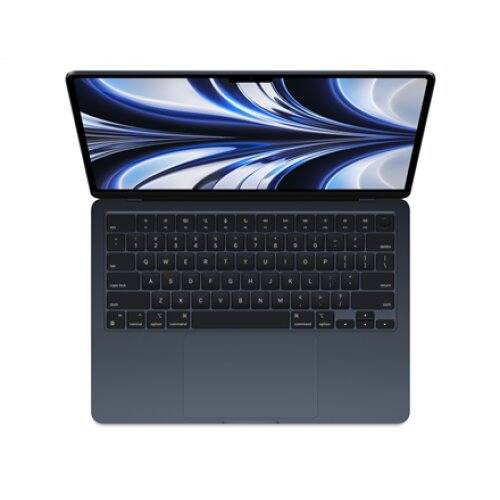 Apple , MacBook Air , Midnight , 13.6 , IPS , 2560 x 1664 , Apple M2 , 8 GB , Solid-state drive capacity 512 GB , Apple M2 10-core GPU , Without ODD , macOS , 802.11ax , Bluetooth version 5.0 , Keyboard language Russian , Keyboard backlit , Warranty 12 mo