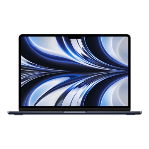 Apple , MacBook Air , Midnight , 13.6 , IPS , 2560 x 1664 , Apple M2 , 8 GB , Solid-state drive capacity 512 GB , Apple M2 10-core GPU , Without ODD , macOS , 802.11ax , Bluetooth version 5.0 , Keyboard language Russian , Keyboard backlit , Warranty 12 mo