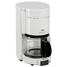 Braun KF 47/1 coffee machine white , Braun