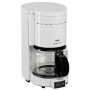 Braun KF 47/1 coffee machine white , Braun