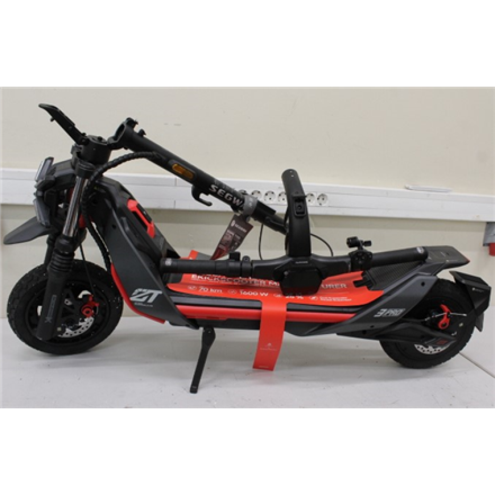 SALE OUT. Ninebot by Segway Kickscooter ZT3 Pro E, Black , Segway Ninebot Kickscooter ZT3 Pro E , 1600 W , 25 km/h , 11 , 24 month(s) , Black , UNPACKED, SCRATCHED ON LEG, WING, NO MANUAL