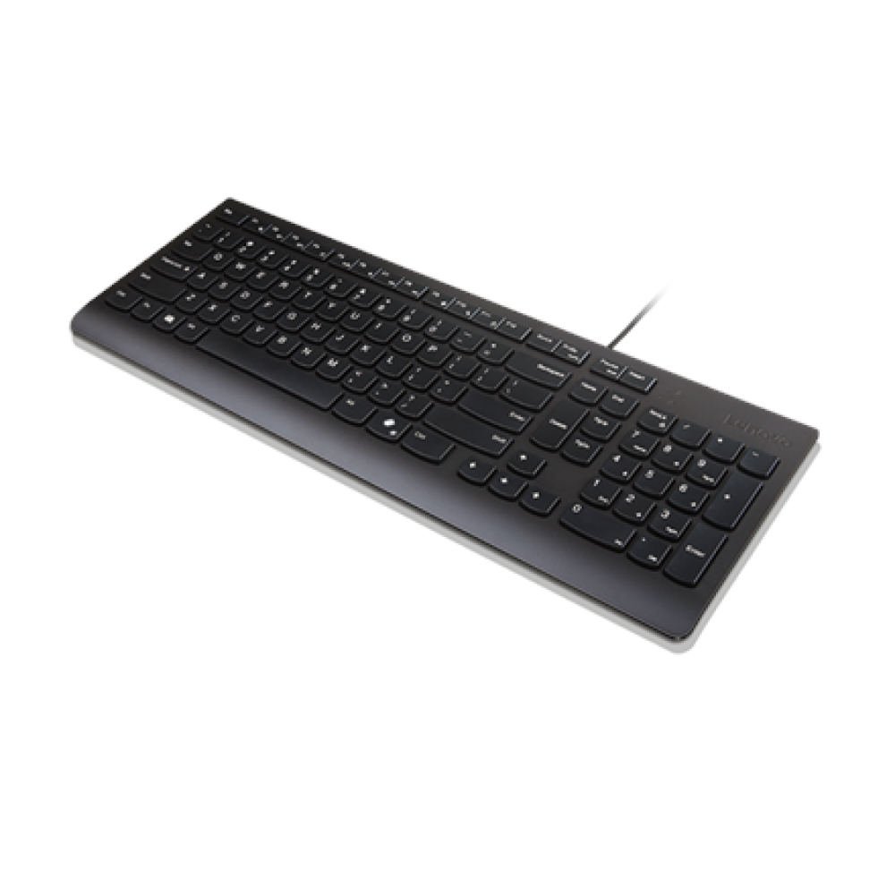 Lenovo Keyboard , Essential , Keyboard , Wired , US English , Black