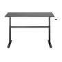 Manually adjustable sit-stand desk EO0027 , 70-117 cm , Maximum load weight 40 kg , Black