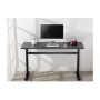 Manually adjustable sit-stand desk EO0027 , 70-117 cm , Maximum load weight 40 kg , Black