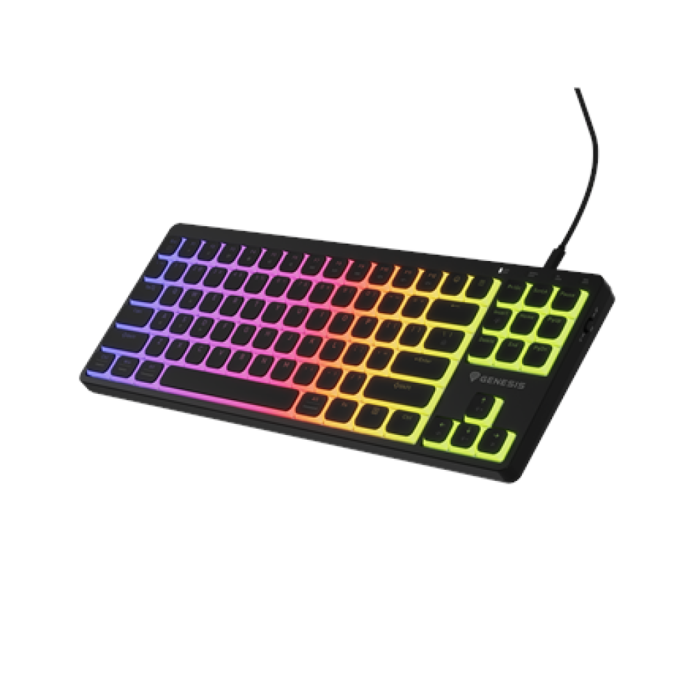 Genesis Thor 430 TKL , Gaming Keyboard , Wired , US , Linear , Black