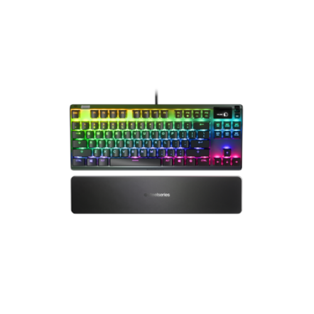 SteelSeries Apex Pro TKL, Gaming keyboard, RGB LED light, NORD, Black, Wired