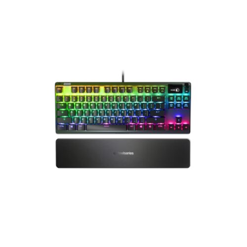 SteelSeries Apex Pro TKL, Gaming keyboard, RGB LED light, NORD, Black, Wired