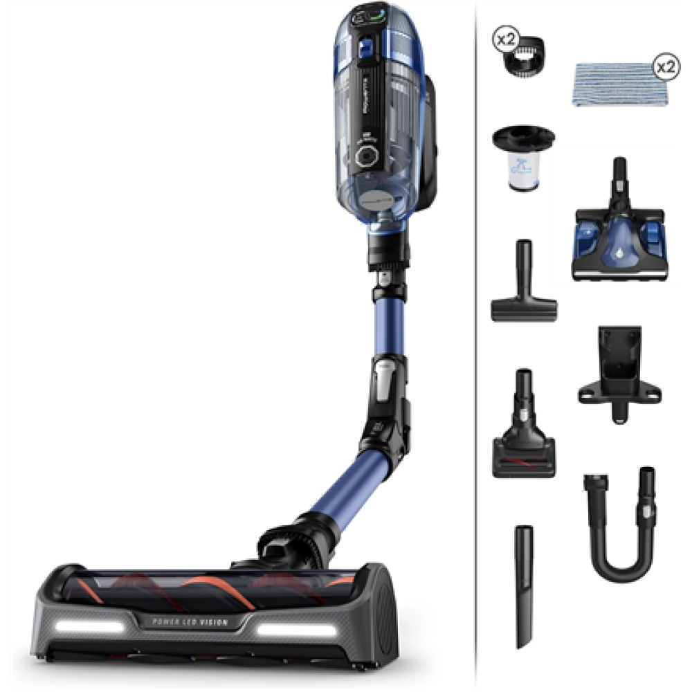 Rowenta , Vacuum Cleaner , X-Force Flex 14.60 , Cordless operating , 480 W , Black/Blue