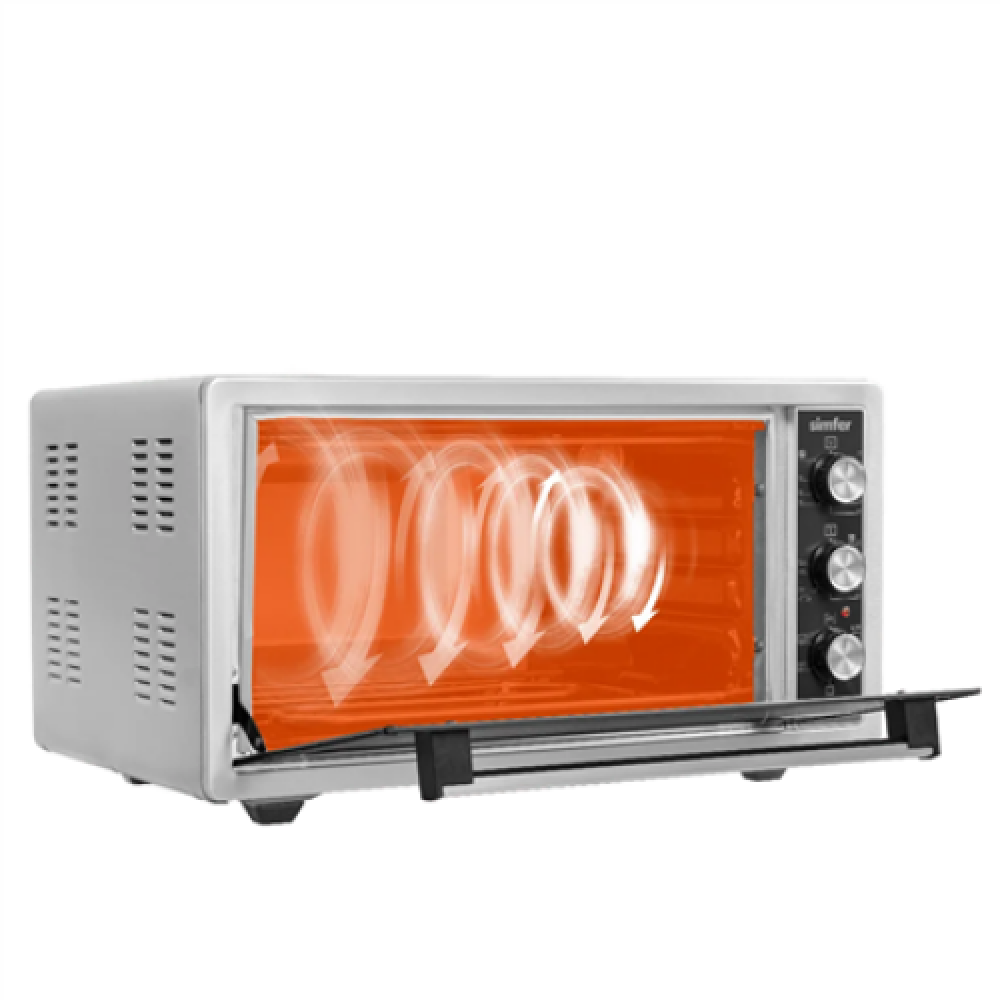 Simfer Midi Oven M 4543 TURBO 45 L Stainless Steel