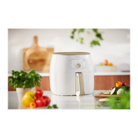Philips , Airfryer XXL , HD9870/20 Premium , Power 2225 W , Capacity 7.3 L , Smart Sensing Technology , White Champagne