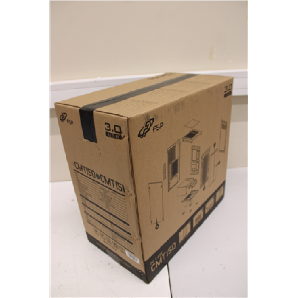 SALE OUT. Fortron , CMT151 , Black , ATX , UNPACKED, MISSING SCREWS, USED, SCRATCHED ON BACK, REMOVED PCI EXPANSION SLOT BACK PLATE , Power supply included No