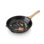 ETA Pan , ETA692990000 TITANIUM II , Universal , Diameter 28 cm , Electric, induction, gas, glass ceramics , Suitable for induction hob , Fixed handle , Black
