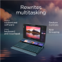 Lenovo Yoga Book 9 14IAH10 , Tidal Teal , 2x14 , OLED , Touchscreen , 2.8K WQXGA+ , 2880 x 1800 pixels , Intel Core Ultra 7 , 255H , 32 GB , Soldered LPDDR5x , Solid-state drive capacity 1000 GB , Intel Arc 140T GPU , Windows 11 Pro , 802.11be , Bluetooth