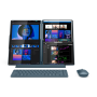 Lenovo Yoga Book 9 14IAH10 , Tidal Teal , 2x14 , OLED , Touchscreen , 2.8K WQXGA+ , 2880 x 1800 pixels , Intel Core Ultra 7 , 255H , 32 GB , Soldered LPDDR5x , Solid-state drive capacity 1000 GB , Intel Arc 140T GPU , Windows 11 Pro , 802.11be , Bluetooth