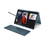 Lenovo Yoga Book 9 14IAH10 , Tidal Teal , 2x14 , OLED , Touchscreen , 2.8K WQXGA+ , 2880 x 1800 pixels , Intel Core Ultra 7 , 255H , 32 GB , Soldered LPDDR5x , Solid-state drive capacity 1000 GB , Intel Arc 140T GPU , Windows 11 Pro , 802.11be , Bluetooth
