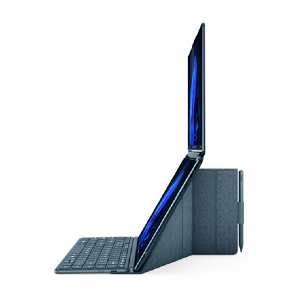 Lenovo Yoga Book 9 14IAH10 , Tidal Teal , 2x14 , OLED , Touchscreen , 2.8K WQXGA+ , 2880 x 1800 pixels , Intel Core Ultra 7 , 255H , 32 GB , Soldered LPDDR5x , Solid-state drive capacity 1000 GB , Intel Arc 140T GPU , Windows 11 Pro , 802.11be , Bluetooth