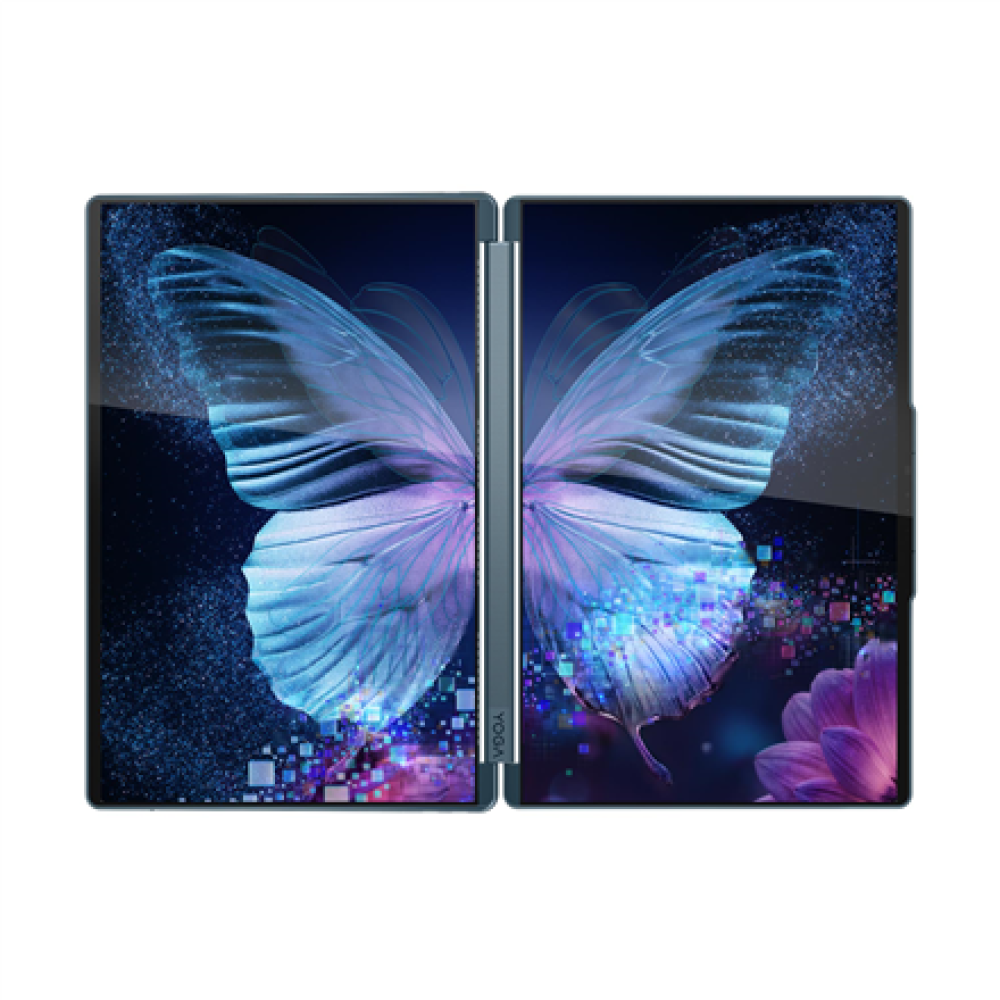 Lenovo Yoga Book 9 14IAH10 , Tidal Teal , 2x14 , OLED , Touchscreen , 2.8K WQXGA+ , 2880 x 1800 pixels , Intel Core Ultra 7 , 255H , 32 GB , Soldered LPDDR5x , Solid-state drive capacity 1000 GB , Intel Arc 140T GPU , Windows 11 Pro , 802.11be , Bluetooth