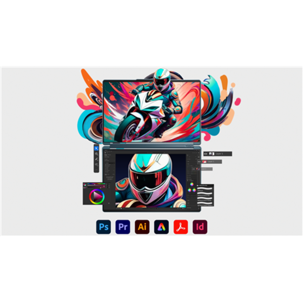 Lenovo Yoga Book 9 14IAH10 , Tidal Teal , 2x14 , OLED , Touchscreen , 2.8K WQXGA+ , 2880 x 1800 pixels , Intel Core Ultra 7 , 255H , 32 GB , Soldered LPDDR5x , Solid-state drive capacity 1000 GB , Intel Arc 140T GPU , Windows 11 Pro , 802.11be , Bluetooth