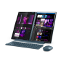 Lenovo Yoga Book 9 14IAH10 , Tidal Teal , 2x14 , OLED , Touchscreen , 2.8K WQXGA+ , 2880 x 1800 pixels , Intel Core Ultra 7 , 255H , 32 GB , Soldered LPDDR5x , Solid-state drive capacity 1000 GB , Intel Arc 140T GPU , Windows 11 Pro , 802.11be , Bluetooth